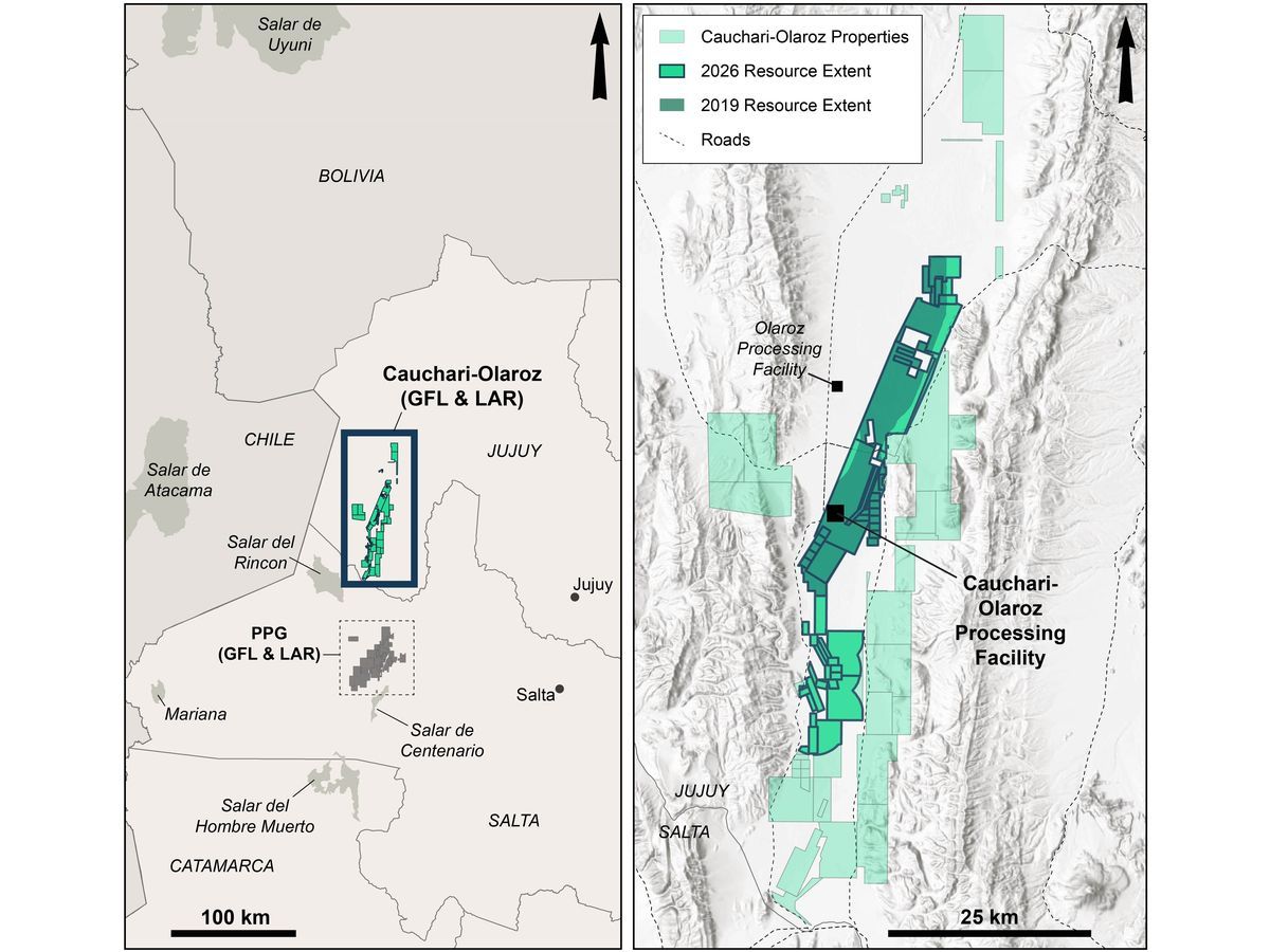 Lithium Argentina rozszerza zasoby Cauchari-Olaroz i wspiera plan rozwoju etapu 2